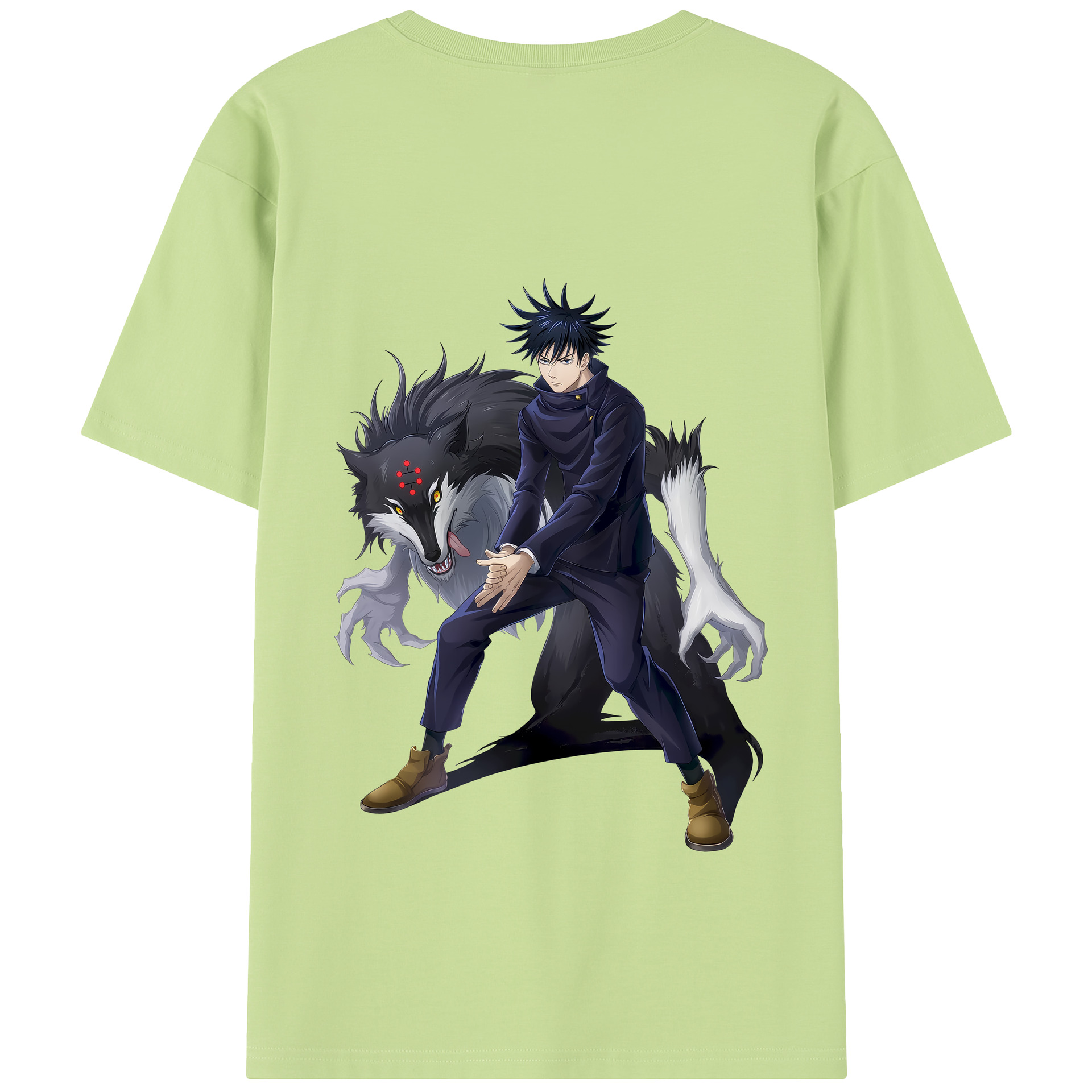 （画像用） 呪術廻戦 Jujutsu Kaisen 綿100％半袖Tシャツ（背面プリント）